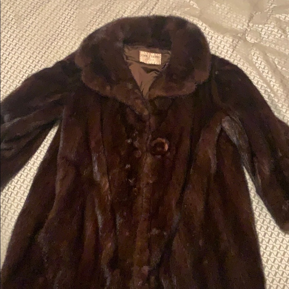 Brown Mink Fur Coat John J Trippy